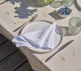 Servetėlė "Lamina", medžiaginė balta  (45x45 cm) 5