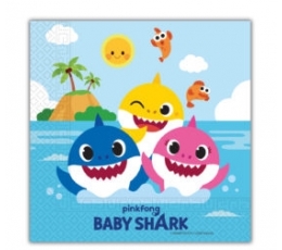 Servetėlės "Baby Shark" (20 vnt.)