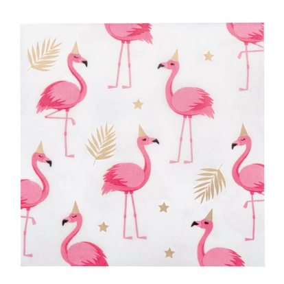 Servetėlės "Flamingai" (20 vnt.)