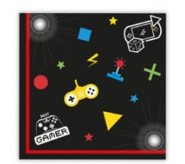 Servetėlės "Gaming party" (20 vnt.)