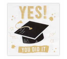 Servetėlės "Graduation. You did it!" (20 vnt.)