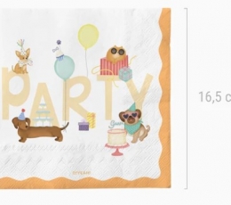 Servetėlės "Šuniukų gimtadienis" (20 vnt.) 3