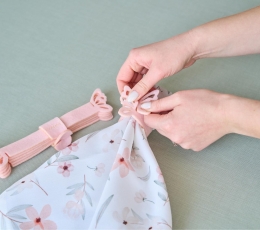 Servetėlių žiedai "Rausvas drugelis" (6 vnt.) 2