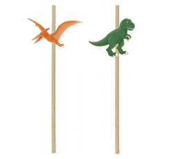Šiaudeliai "Dinozaurai" (10 vnt.)