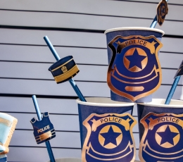 Šiaudeliai "Policija" (12 vnt.)  1