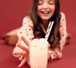 Šiaudeliai "Rožinio aukso žvaigždutės" (10 vnt.) 1