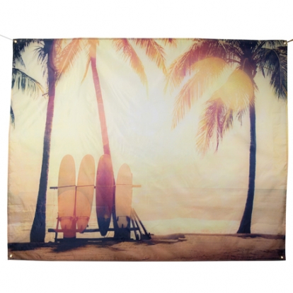 Sienos dekoracija-plakatas "Beach & Surf" (1,50 x 1,90 m)