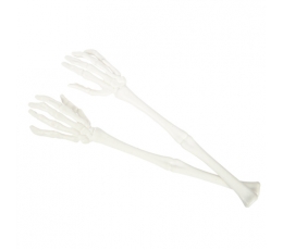 Skeleto rankos, baltos (31,5x 6,5 cm)