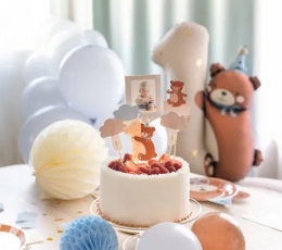 Smeigtukai-dekoracijos "Meškučio gimtadienis" (5 vnt.) 1