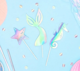 Smeigtukai-dekoracijos "Undinės pasaulis" (3 vnt.) 2