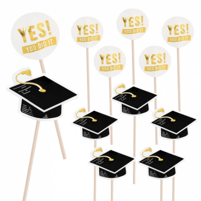 Smeigtukai-dekoracijoss "You did it!" (12 vnt.) 