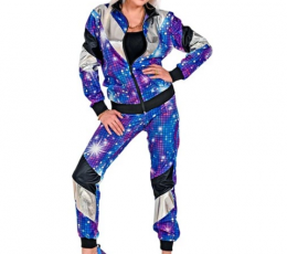 Sportinis karnavalinis kostiumas "80s disco" (XL) 1
