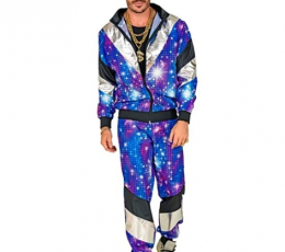 Sportinis karnavalinis kostiumas "80s disco" (XL) 2