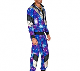Sportinis karnavalinis kostiumas "80s disco" (XL) 3