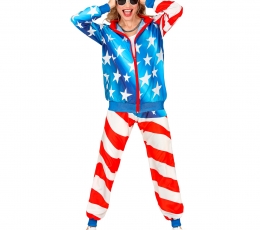 Sportinis karnavalinis kostiumas "USA Party" (M) 1