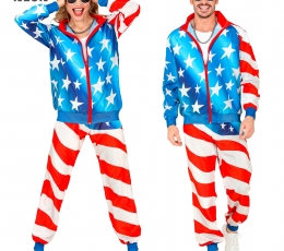 Sportinis karnavalinis kostiumas "USA Party" (XL) 1