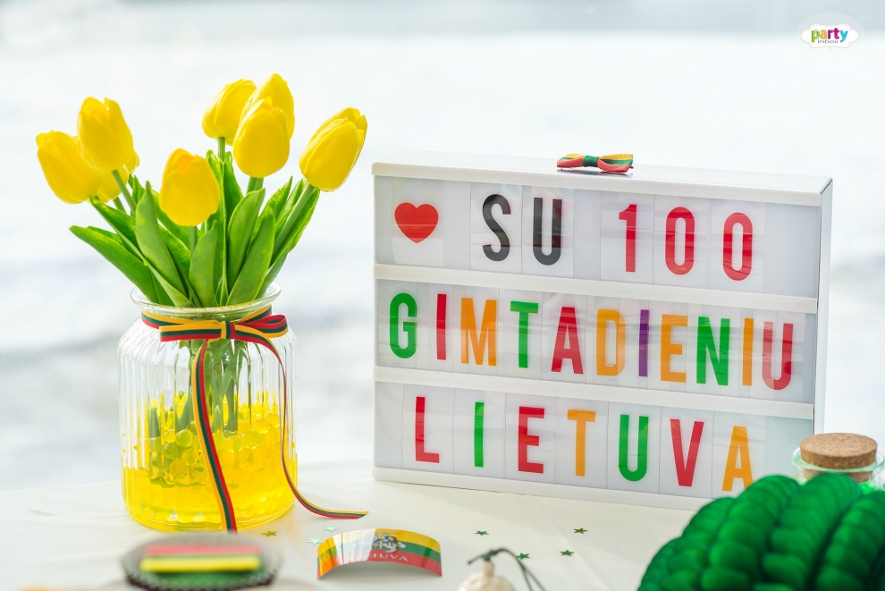 Su gimtadieniu, lietuva!