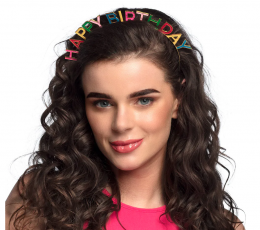 Tiara "Happy Birthday", spalvota 2