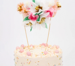 Torto dekoracija "Gėlių puokštė"  1