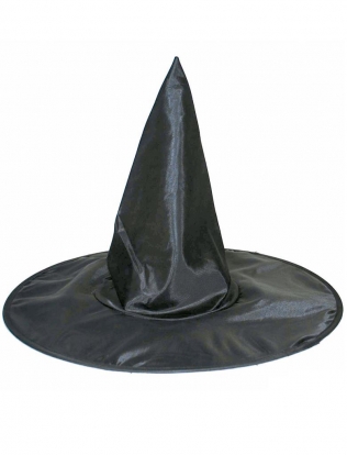 Vaikiška raganos skrybėlė, juoda (35 cm)