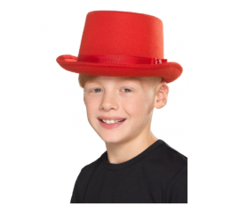 Vaikiška skrybėlė, raudona