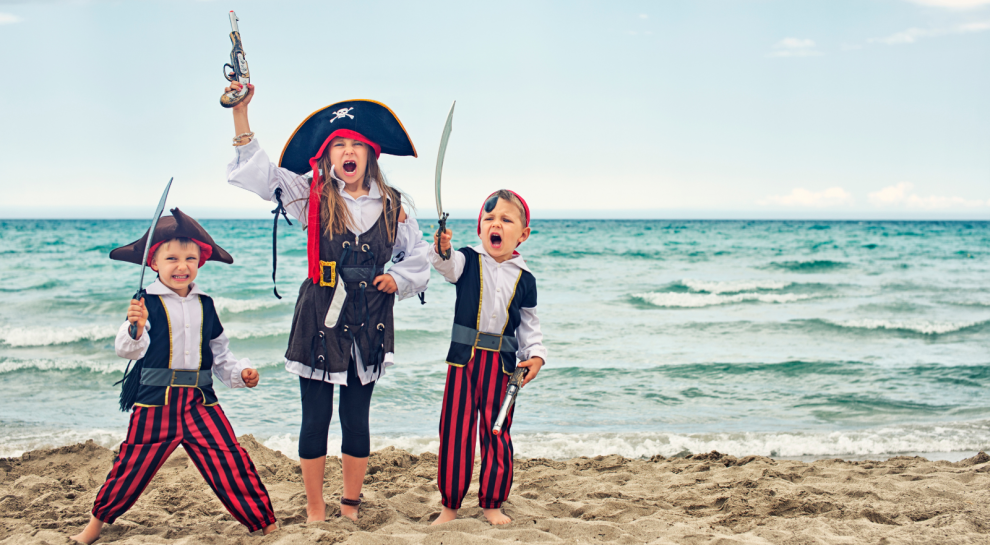 Vaikų gimtadienio idėja - karibų piratai