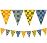 Vėliavėlių girlianda "Harry Potter Hogwarts" (9 vėliavėlės)