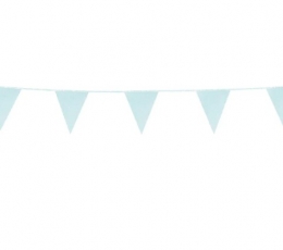 Vėliavėlių girlianda, melsva blizgi (6 m) 1