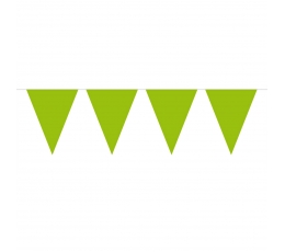 Vėliavėlių girlianda, plastikinė salotinė (10 m)
