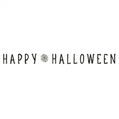 Voro girlianda "Happy Halloween" (180 x 15 cm)