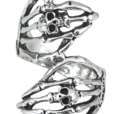 Žiedas "Skeleto ranka" 1