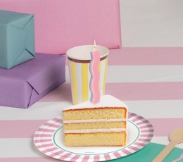 Žvakutės "Spalvotos bangelės" (10 vnt.) 2