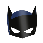 Kaukės "Batman" (8 vnt.)