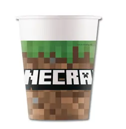 Puodeliai "Minecraft" (8 vnt./200 ml)