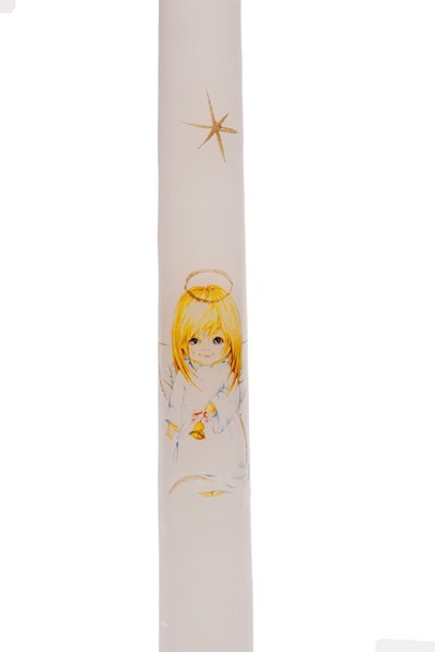 Žvakė "Mergaitė", balta (38 cm.)