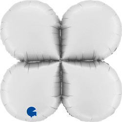 Folijas balona pamatne, balta (48 cm)