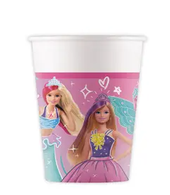 Glāzītes "Barbie" (8 gab./200 ml)