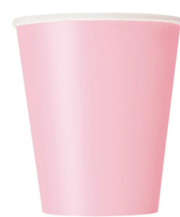 Glāzītes, rozā (8 gab./266 ml)