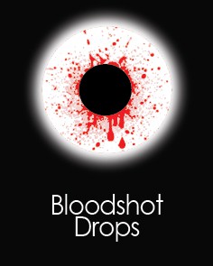 Akių lęšiai "BLOOD SHOT DROP" (1 dienos)