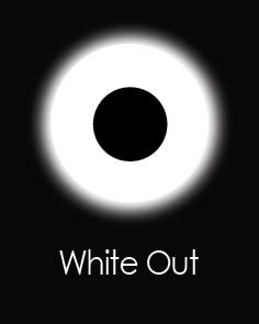 Akių lęšiai "WHITE OUT" (1 dienos)