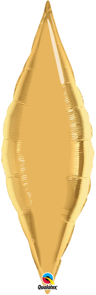 Folinis balionas "Auksinis lapas" (14x32cm.)