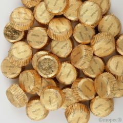 Pieniško šokolado saldainis, auksinis (6 gr)