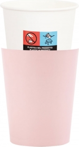 Puodeliai, rausvi (8 vnt./250 ml)